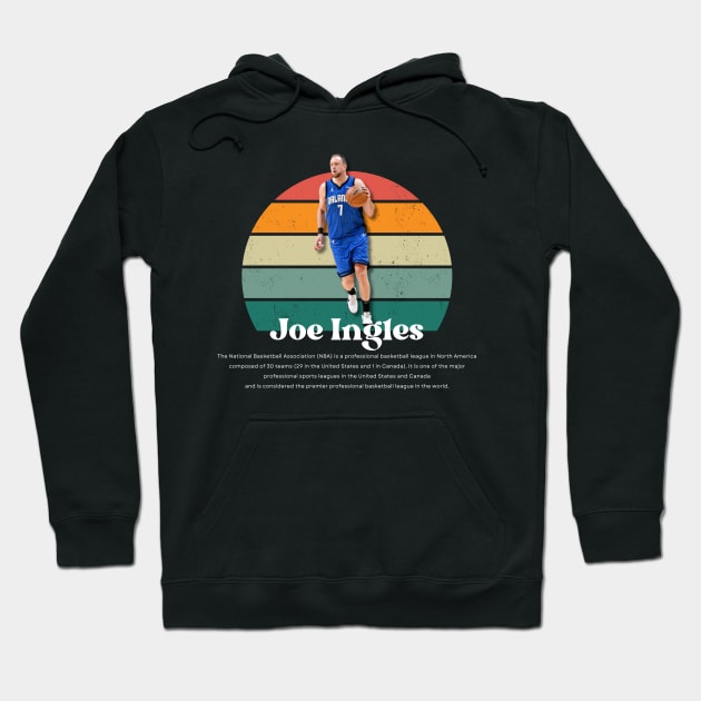 Joe Ingles Vintage V1 Hoodie by Gojes Art